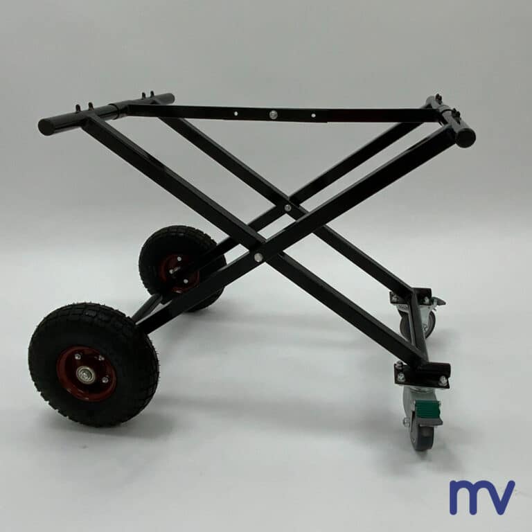 Morivita - Ľahký vozík s čiernou práškovou povrchovou úpravou