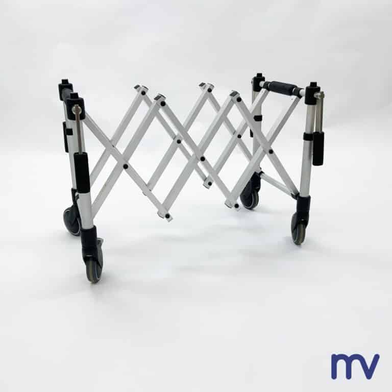 Morivita - Vytex -ALUMINIUM SPENCER Nožnicový vozík s horizontálnymi rukoväťami | Normálne kolesá