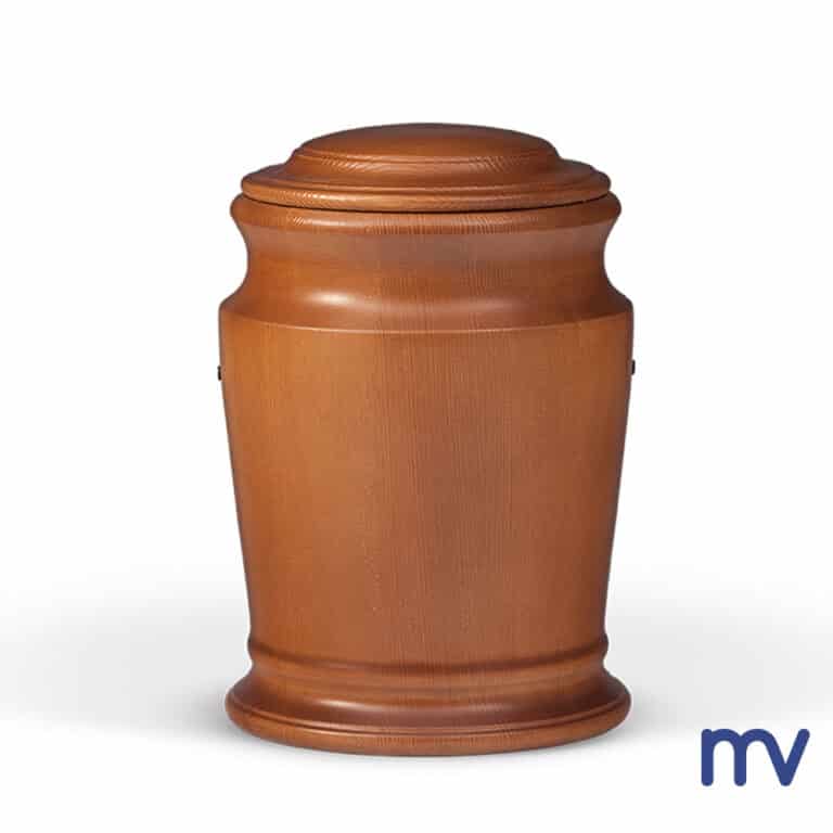 Morivita- drevená urna Borovica, morená čerešňa, voskovaná